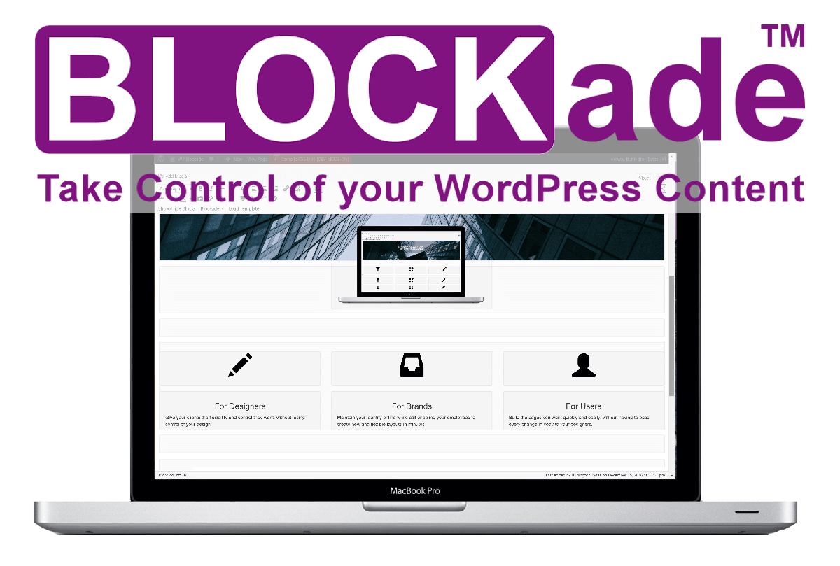 website shown on a device (blockade)
