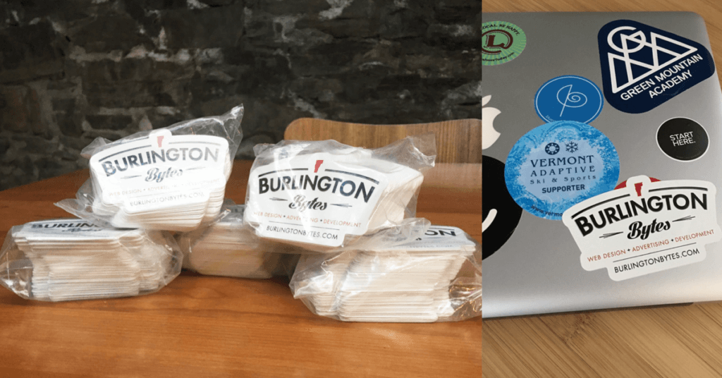 burlington bytes stickers