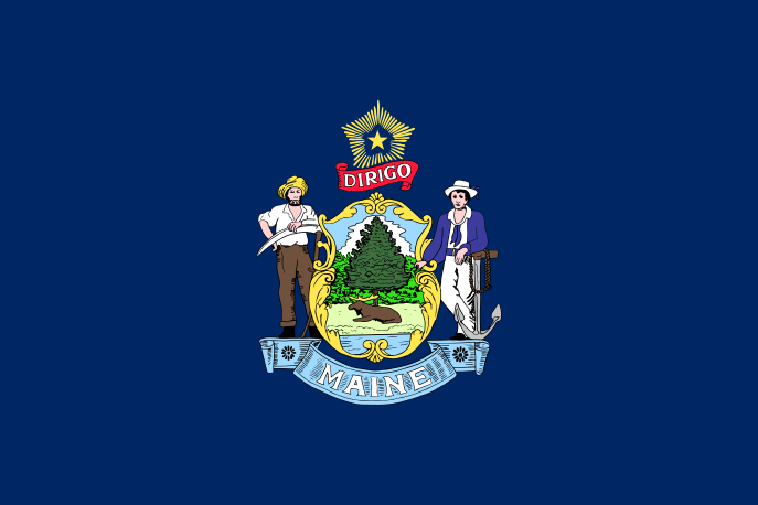 maine flag