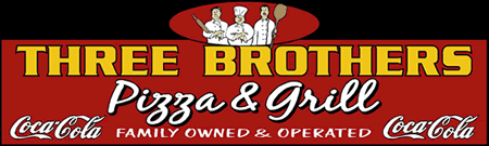 three brothers pizza and grill logo
