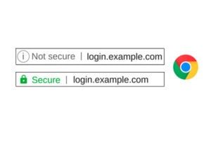 Examples of website with SSL Certificate vs without
