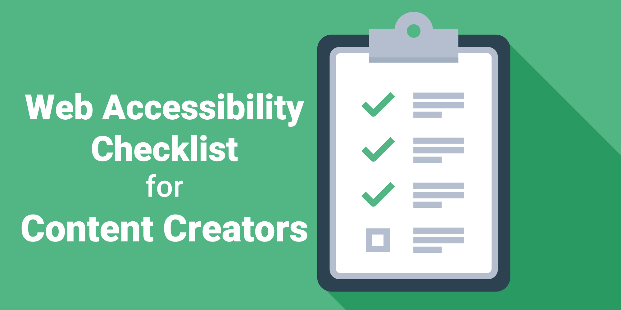 Website Accessibility Checklist for Creating Website Content | Bytes.co