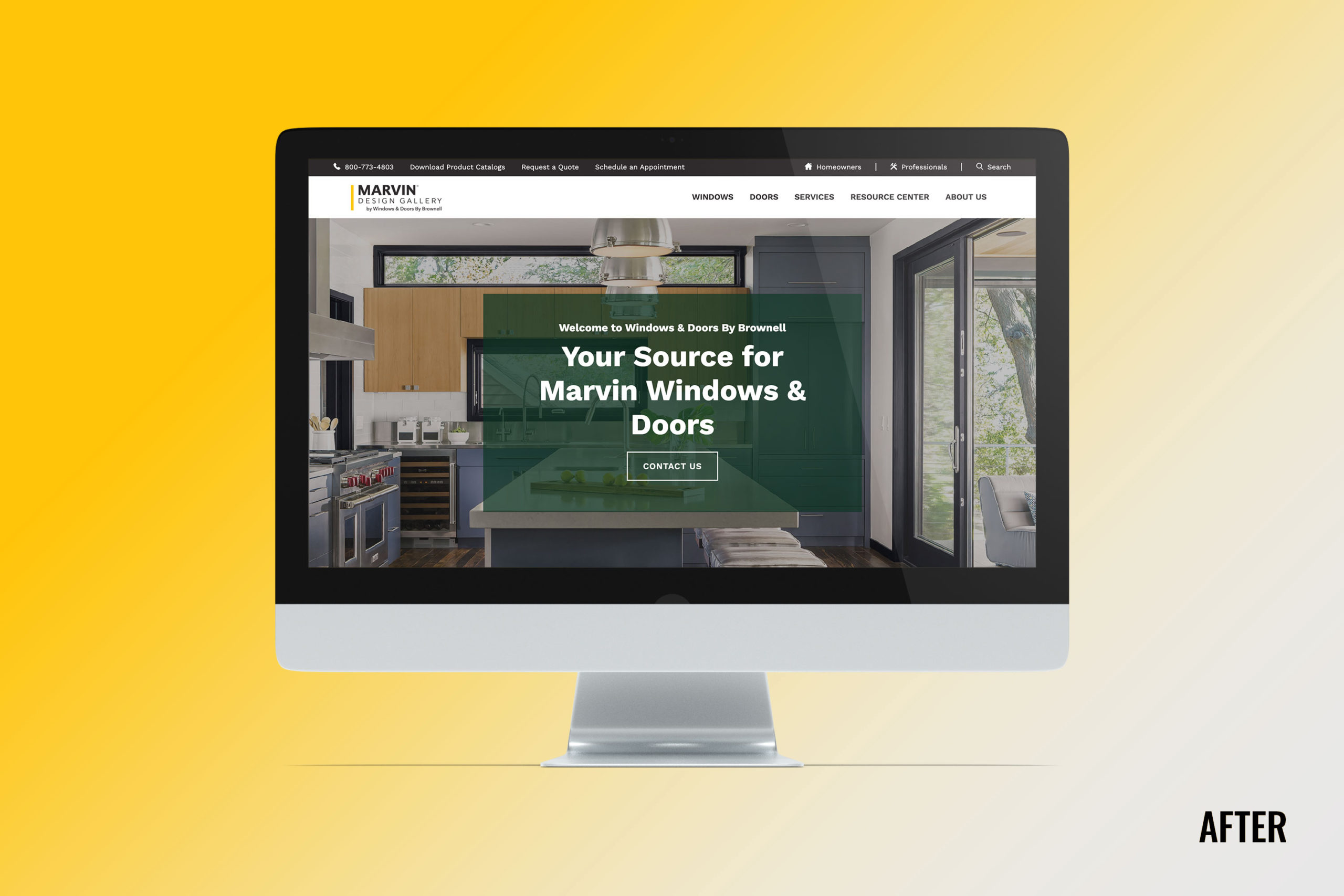 New Windows & Doors by Brownell Website Homepage