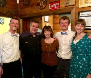 The Thalwitz family, owners of the Bavarian Chef restaurant