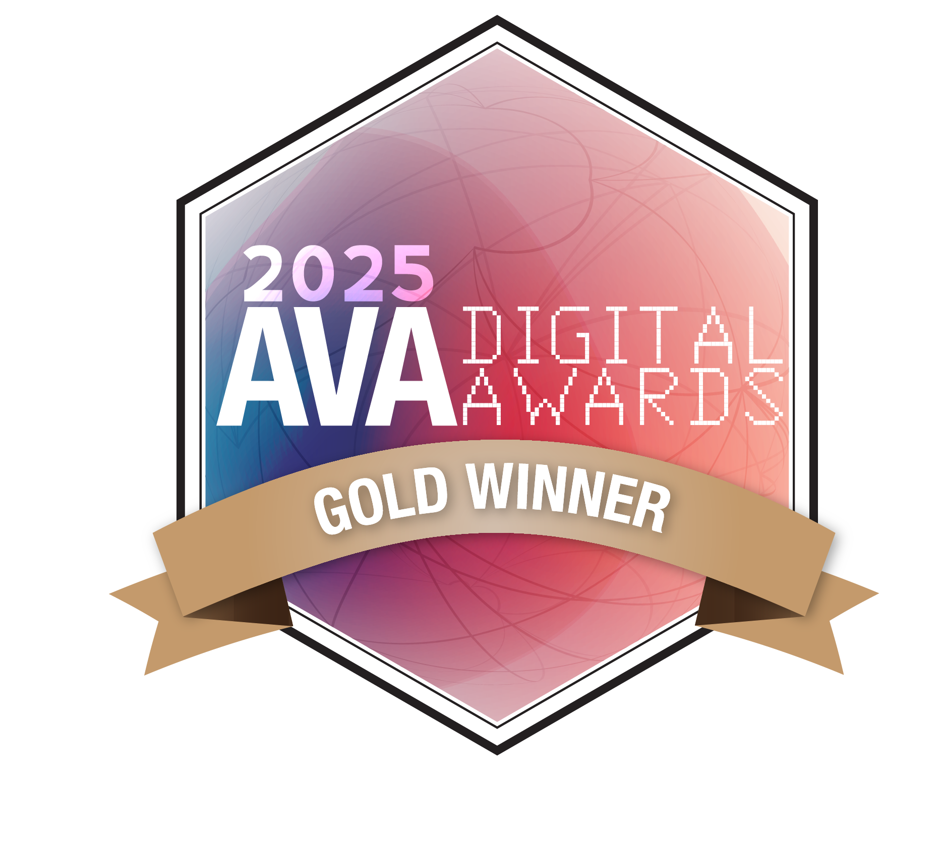 2025 AVA Digital Awards Gold Winner logo