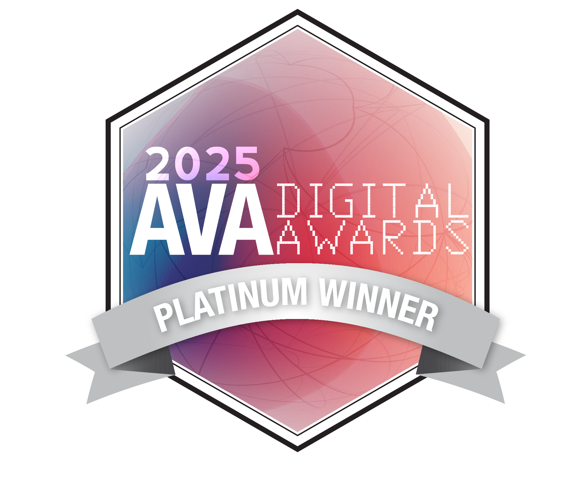 2025 AVA Digital Awards Silver Winner logo