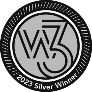Silver w3 Award Winner 2023 logo